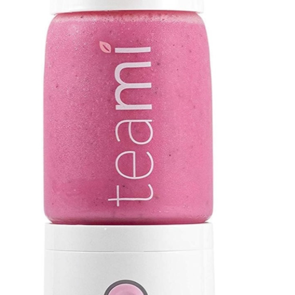 Teami MIXit Portable Blender 2.0 - USB Rechargeable, 18.6oz, GLASS -